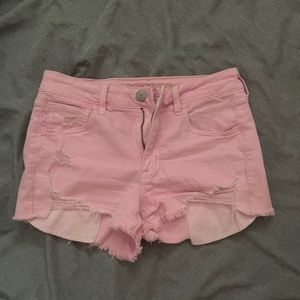 American eagle size 8 pink shorts